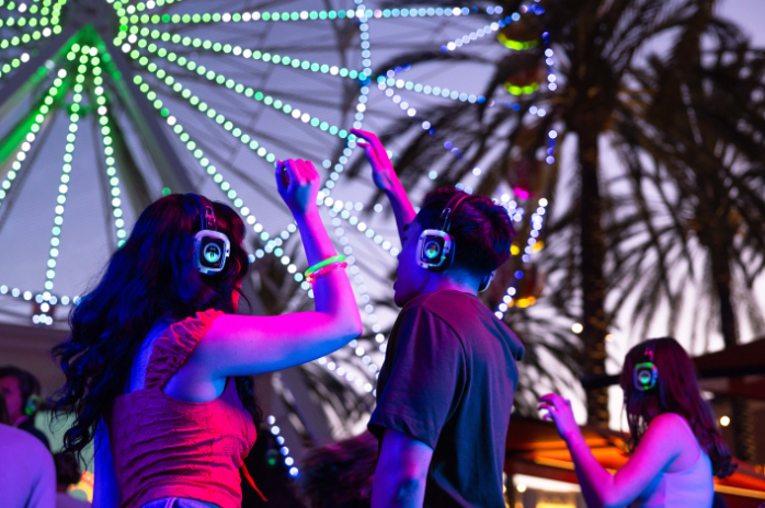 silent disco at the spectrum