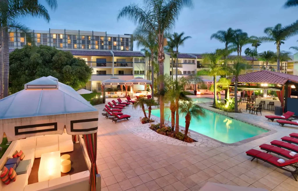 pool area at atrium irvine