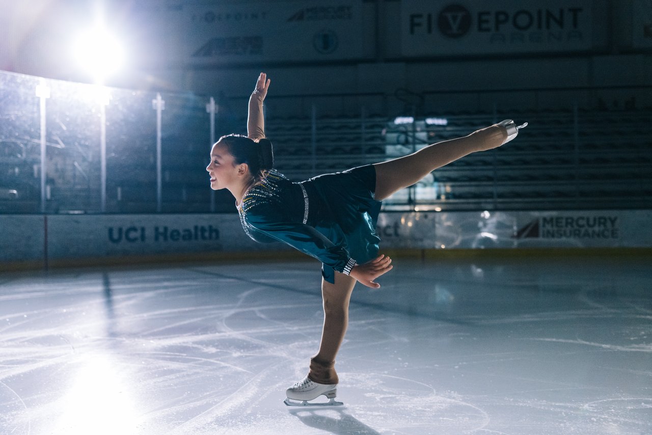 ice skater at great park ice