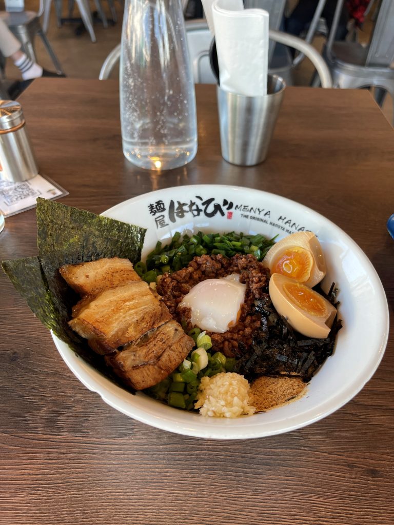 menya hanabi ramen in irvine