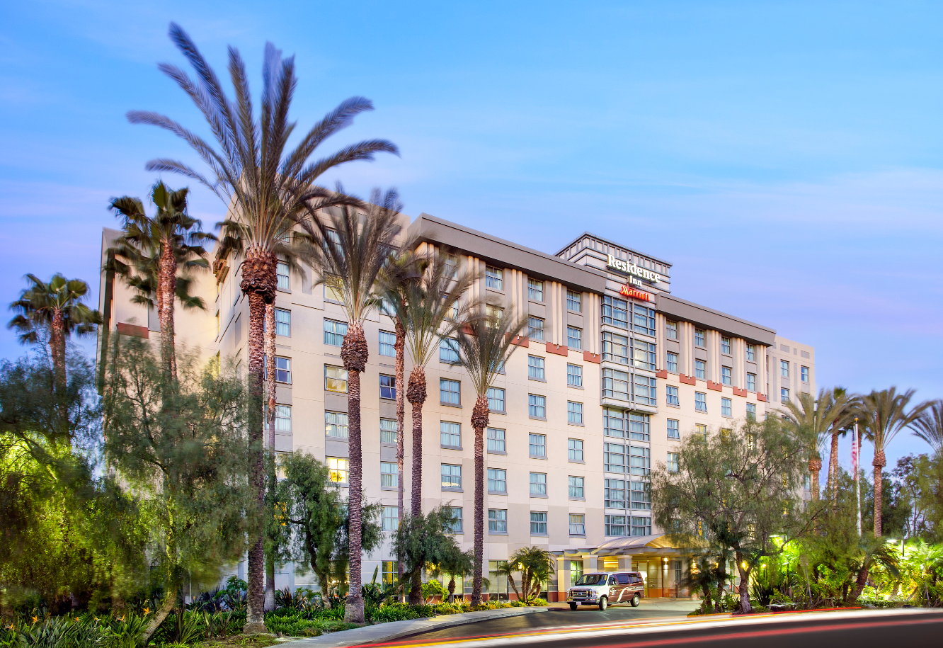 Outside view of Residence Inn Hotel Irvine John Wayne Airport