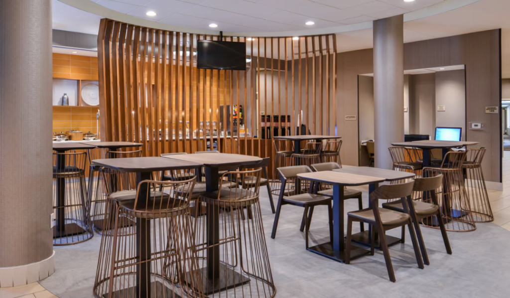 dining area at springhill suites john wayne airport irvine