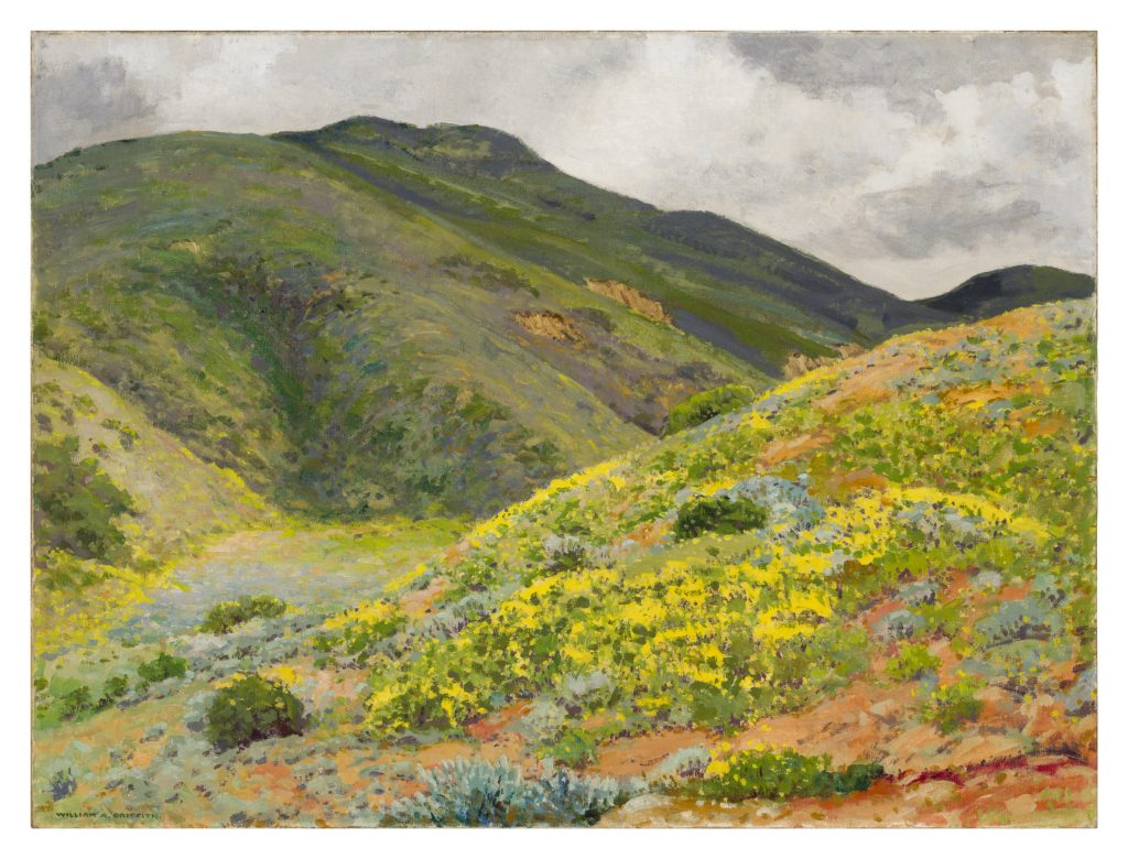 William Griffith In Laguna Canyon painting